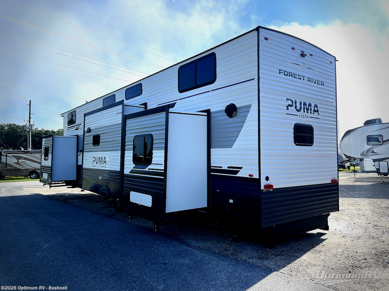2027 Forest River Puma Vista 421LFT - New Destination Trailer For Sale by Optimum RV - Bushnell in Bushnell, Florida features Awning, Slideout