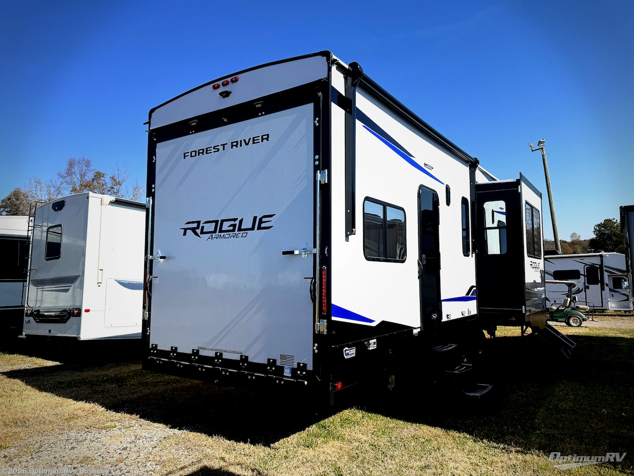 2026 Forest River Vengeance Rogue Armored 341GS11 - New Fifth Wheel For Sale by Optimum RV - Bushnell in Bushnell, Florida features Awning, Slideout