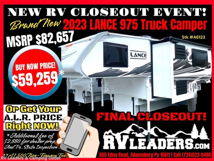 New 2023 Lance TC Long Bed 975 available in Adamsburg, Pennsylvania