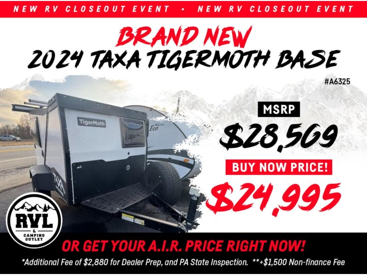 New 2024 Taxa TigerMoth Base available in Adamsburg, Pennsylvania