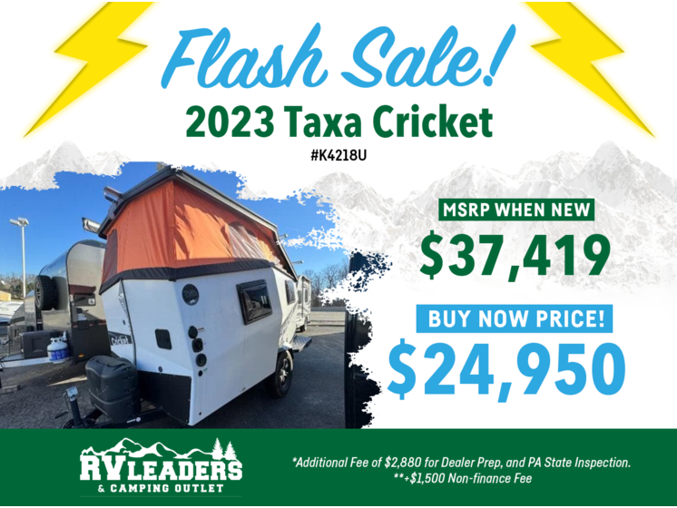 Used 2023 Taxa Cricket Standard available in Adamsburg, Pennsylvania