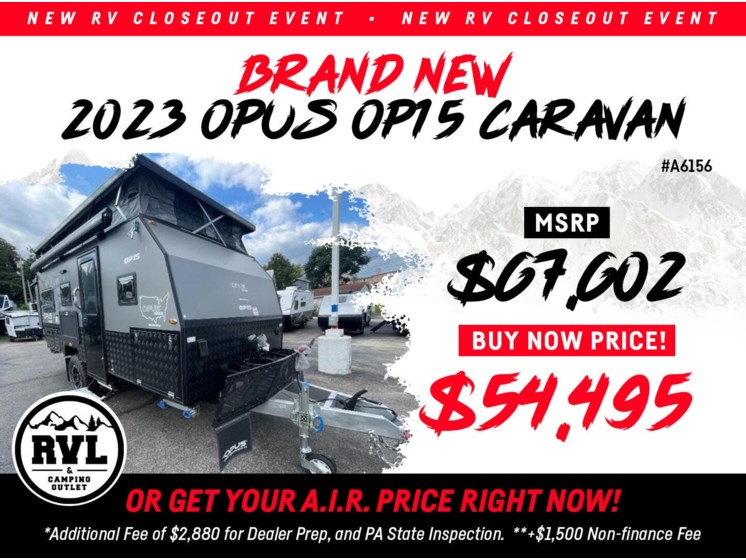 New 2023 OPUS OP15 Caravan available in Adamsburg, Pennsylvania