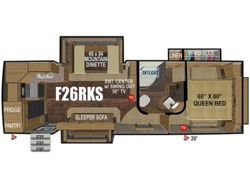 2024 Outdoors RV Titanium Series Glacier Peak F26RKS - New Fifth Wheel for sale by RV Leaders & Camping Outlet in Adamsburg, Pennsylvania