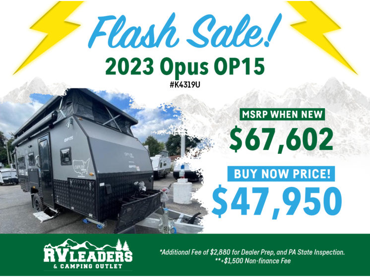 Used 2024 OPUS OP15 Caravan available in Adamsburg, Pennsylvania