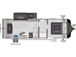 2021 Keystone Cougar Half-Ton East 25RDS - Used Travel Trailer for sale by RV Leaders & Camping Outlet in Adamsburg, Pennsylvania