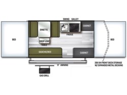 2021 Forest River Rockwood Extreme Sports Package 2280BHESP - Used Popup for sale by RV Leaders & Camping Outlet in Adamsburg, Pennsylvania