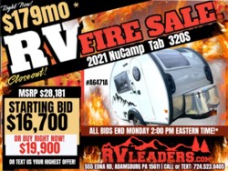 Used 2021 NuCamp TAB 320 S available in Adamsburg, Pennsylvania