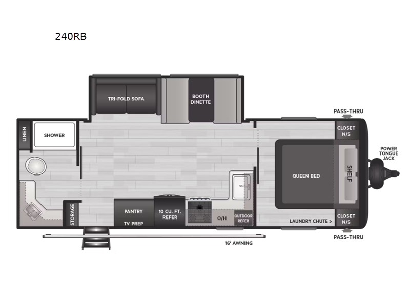 2025 Keystone Springdale 240RB - New Travel Trailer For Sale by RV Leaders & Camping Outlet in Adamsburg, Pennsylvania features Slideout