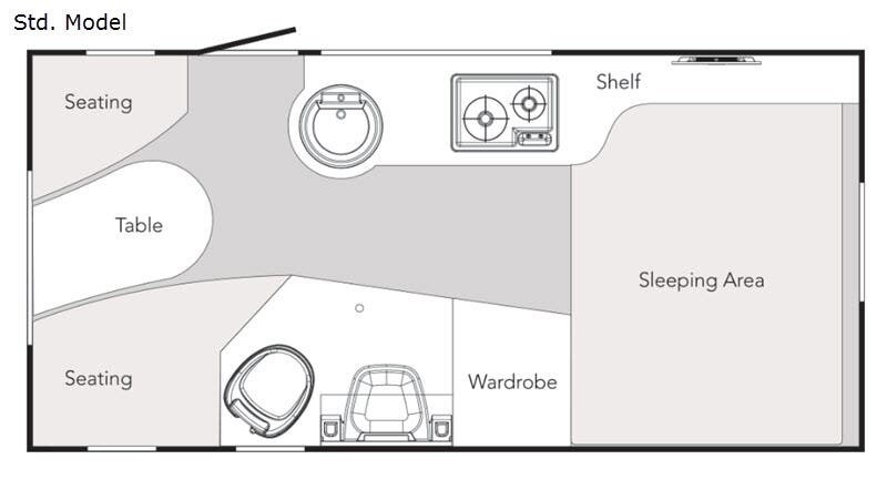 2020 NuCamp TAB 400 Std. Model - Used Travel Trailer For Sale by RV Leaders & Camping Outlet in Adamsburg, Pennsylvania
