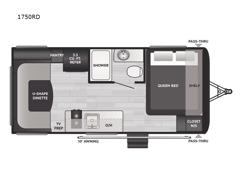 2025 Keystone Springdale Classic Mini 1750RD - New Travel Trailer For Sale by RV Leaders & Camping Outlet in Adamsburg, Pennsylvania