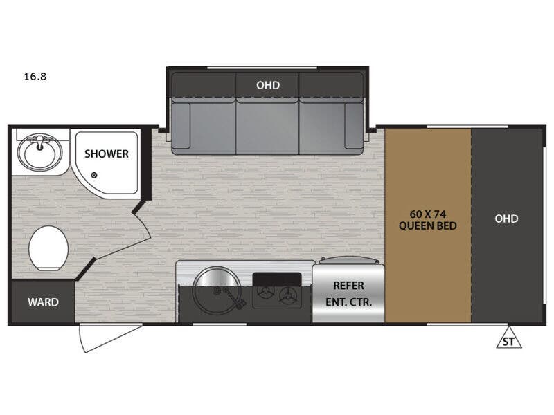 2019 Forest River No Boundaries NB16.8 - Used Travel Trailer For Sale by RV Leaders & Camping Outlet in Adamsburg, Pennsylvania features Slideout