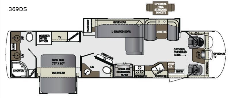2018 Forest River Georgetown XL 369DS - Used Class A For Sale by RV Leaders & Camping Outlet in Adamsburg, Pennsylvania features Slideout