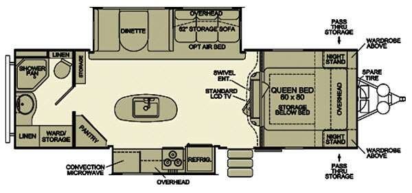 2013 EverGreen RV Ever-Lite 30KIS-DS - Used Travel Trailer For Sale by RV Leaders & Camping Outlet in Adamsburg, Pennsylvania features Slideout