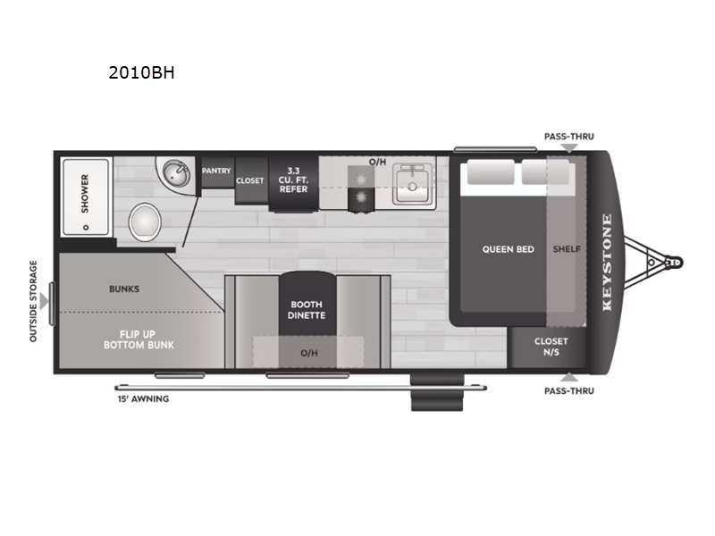2026 Keystone Springdale Mini 2010BH RV for Sale in Adamsburg, PA 15611 ...