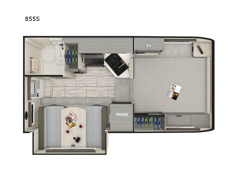 2026 Lance Lance Truck Campers 855S - New Truck Camper For Sale by RV Leaders & Camping Outlet in Adamsburg, Pennsylvania features Slideout