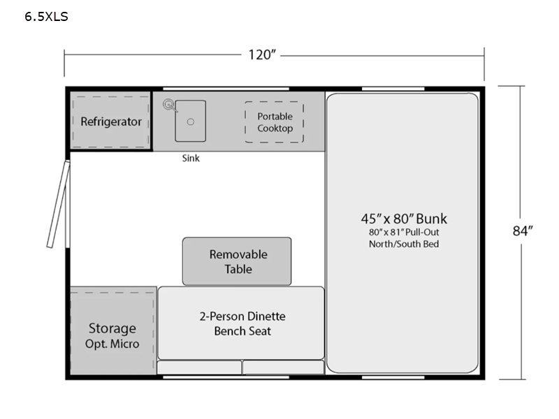 2026 Soaring Eagle Adlar 6.5XLS - New Truck Camper For Sale by RV Leaders & Camping Outlet in Adamsburg, Pennsylvania