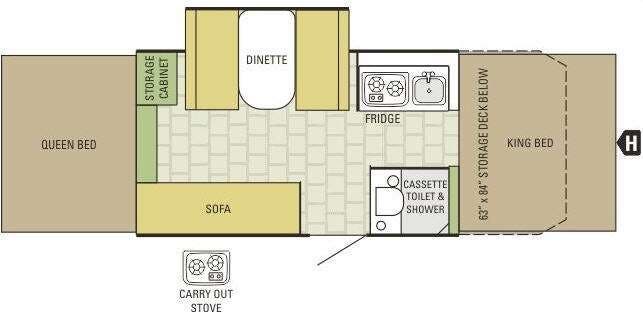 2015 Starcraft Comet 12RT - Used Popup For Sale by RV Leaders & Camping Outlet in Adamsburg, Pennsylvania features Slideout