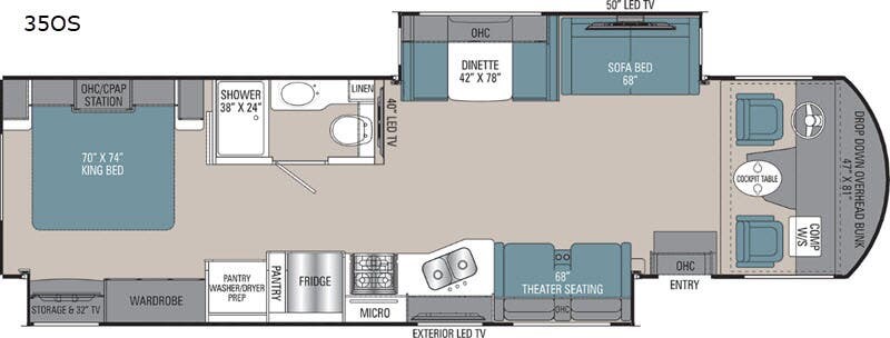 2020 Coachmen Mirada 35OS - Used Class A For Sale by RV Leaders & Camping Outlet in Adamsburg, Pennsylvania features Slideout