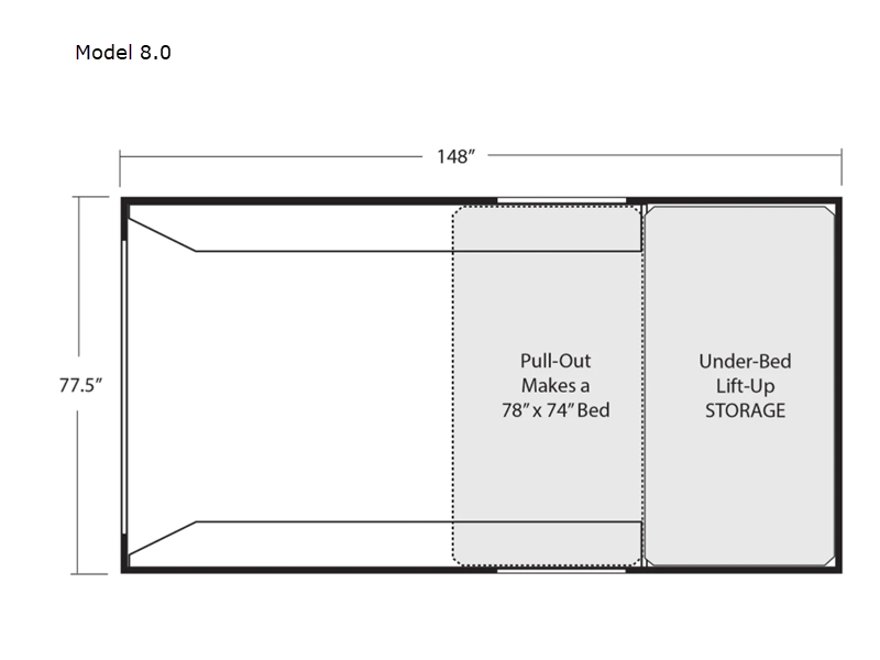 2026 Soaring Eagle OV-X Model 8.0 - New Truck Camper For Sale by RV Leaders & Camping Outlet in Adamsburg, Pennsylvania
