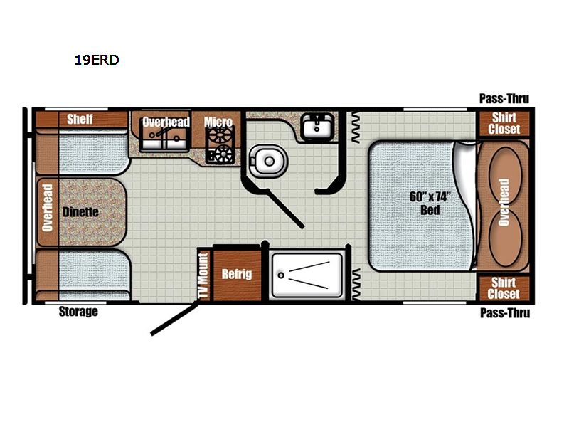 2022 Gulf Stream Vista Cruiser 19ERD - Used Travel Trailer For Sale by RV Leaders & Camping Outlet in Adamsburg, Pennsylvania