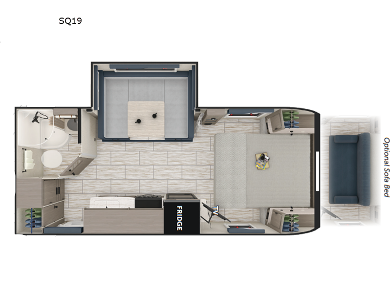 2026 Lance Squire SQ19 - New Travel Trailer For Sale by RV Leaders & Camping Outlet in Adamsburg, Pennsylvania features Slideout