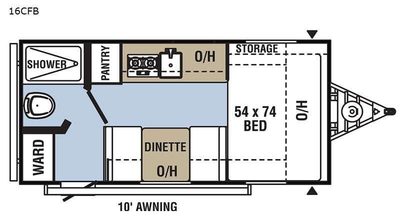 2021 Coachmen Clipper Cadet 16CFB - Used Travel Trailer For Sale by RV Leaders & Camping Outlet in Adamsburg, Pennsylvania