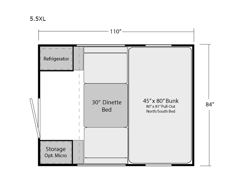 2026 Soaring Eagle Adlar 5.5XL - New Truck Camper For Sale by RV Leaders & Camping Outlet in Adamsburg, Pennsylvania