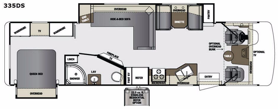 2017 Forest River Georgetown 335DS - Used Class A For Sale by RV Leaders & Camping Outlet in Adamsburg, Pennsylvania features Slideout