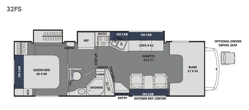 2019 Coachmen Freelander 32FS Ford 450 - Used Class C For Sale by RV Leaders & Camping Outlet in Adamsburg, Pennsylvania features Slideout