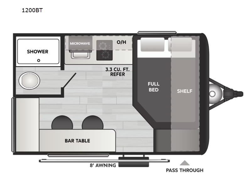 2026 Keystone Springdale Mini 1200BT - New Travel Trailer For Sale by RV Leaders & Camping Outlet in Adamsburg, Pennsylvania