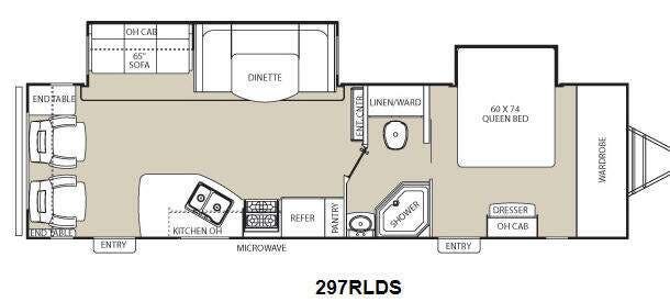 2012 Coachmen Freedom Express 297RLDS - Used Travel Trailer For Sale by RV Leaders & Camping Outlet in Adamsburg, Pennsylvania features Slideout