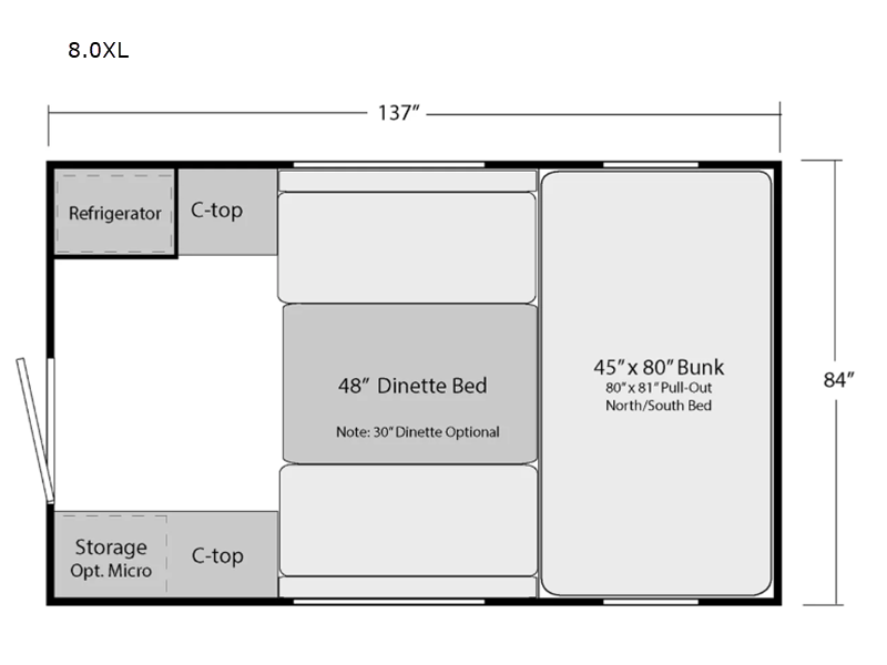 2027 Soaring Eagle Adlar 8.0XL - New Truck Camper For Sale by RV Leaders & Camping Outlet in Adamsburg, Pennsylvania