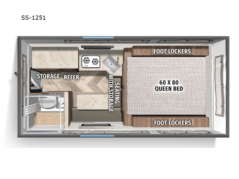 2026 Palomino Softside 1251 - New Truck Camper For Sale by RV Leaders & Camping Outlet in Adamsburg, Pennsylvania