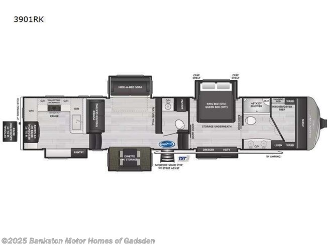 2023 Keystone Montana 3901RK - New Fifth Wheel For Sale by Bankston Motor Homes of Gadsden in Attalla, Alabama