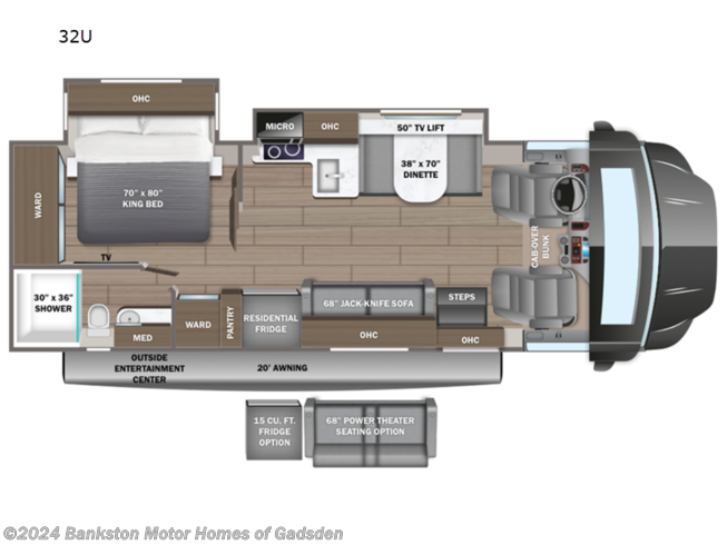 2024 Entegra Coach Accolade XT 32U - New Super C For Sale by Bankston Motor Homes of Gadsden in Attalla, Alabama