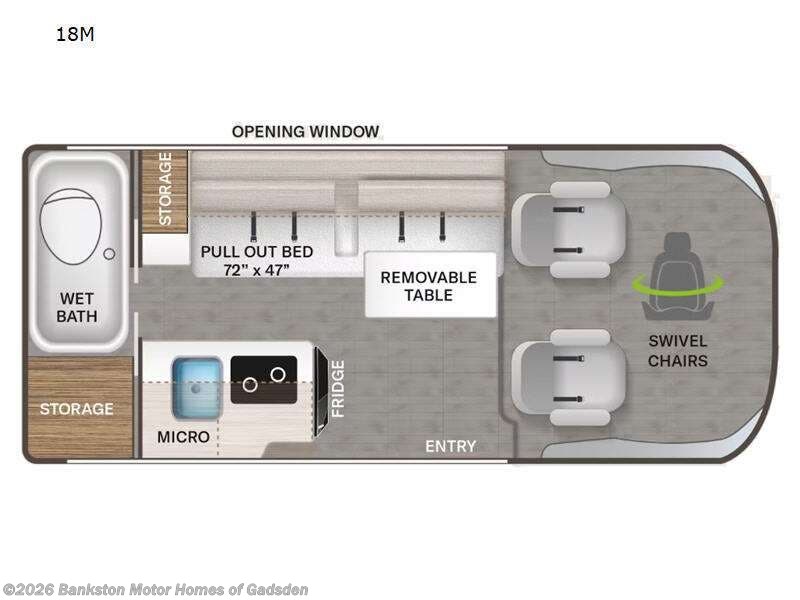 2025 Thor Motor Coach Scope 18M - New Class B For Sale by Bankston Motor Homes of Gadsden in Attalla, Alabama