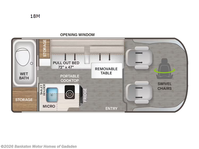 2025 Thor Motor Coach Scope 18M - New Class B For Sale by Bankston Motor Homes of Gadsden in Attalla, Alabama