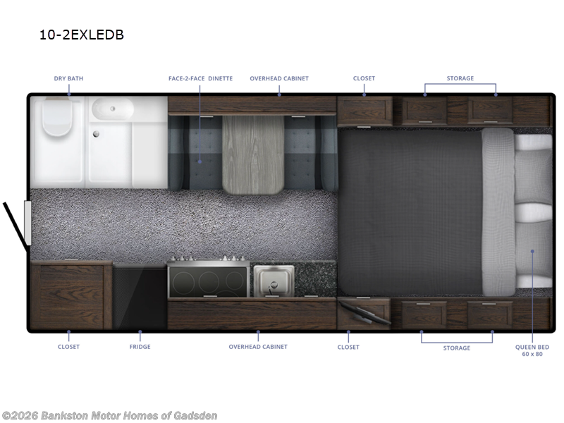 2026 Northern Lite Limited Edition 10-2EXLEDB - New Truck Camper For Sale by Bankston Motor Homes of Gadsden in Attalla, Alabama