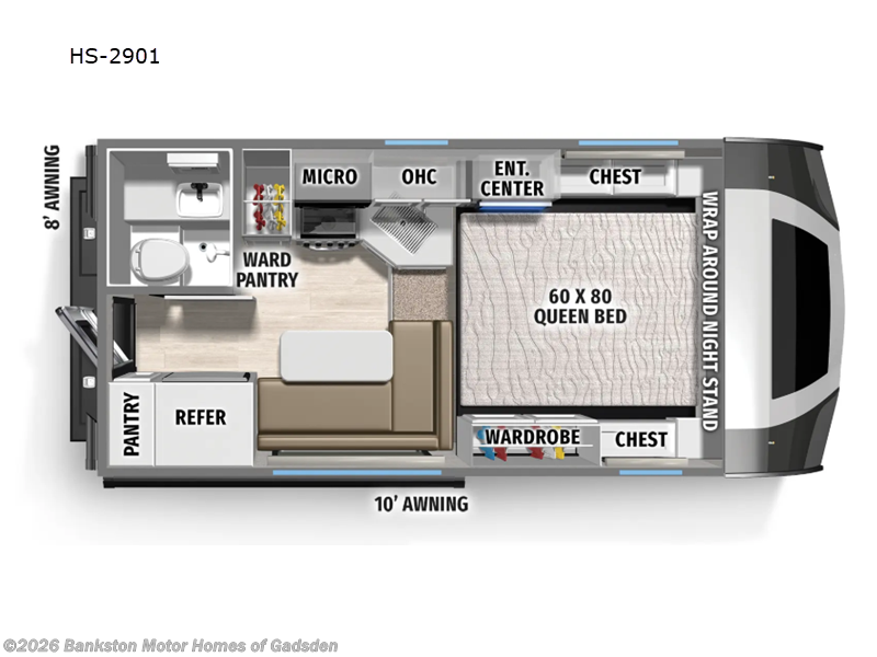 2026 Palomino Backpack Edition HS-2901 - New Truck Camper For Sale by Bankston Motor Homes of Gadsden in Attalla, Alabama