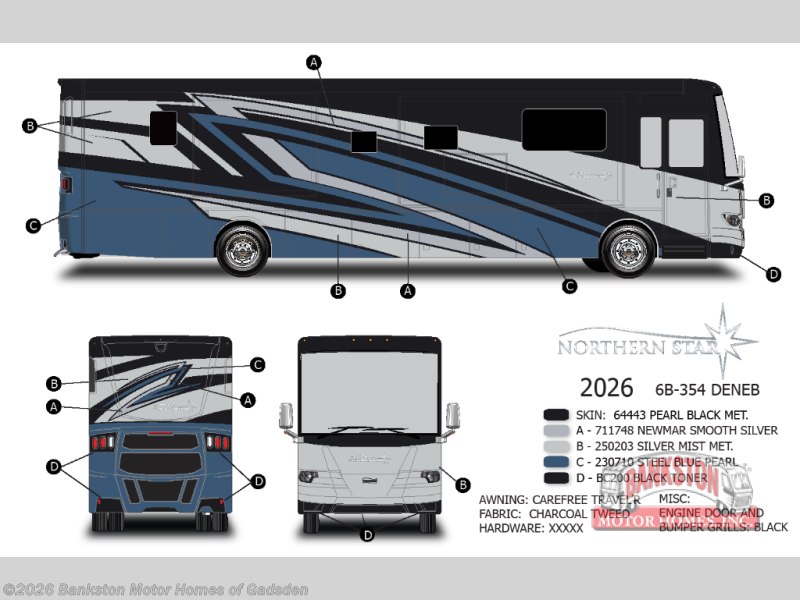 New 2026 Newmar Northern Star 3418 available in Attalla, Alabama
