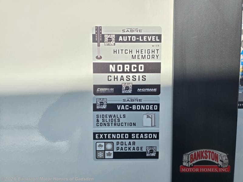 New 2026 Forest River Cherokee Sabre 37FLH available in Attalla, Alabama