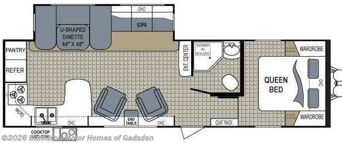 2012 Dutchmen Aerolite 294RKSS - Used Travel Trailer For Sale by Bankston Motor Homes of Gadsden in Attalla, Alabama features Slideout