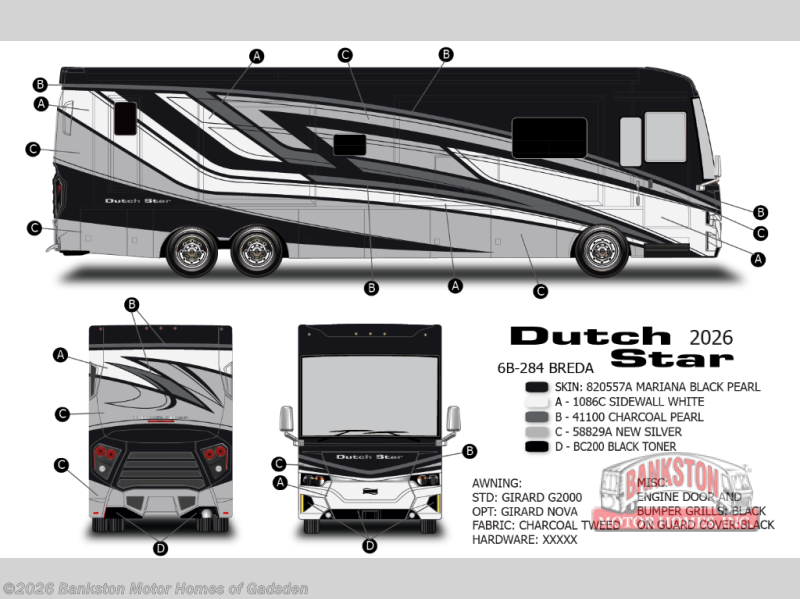 New 2026 Newmar Dutch Star 4081 available in Attalla, Alabama
