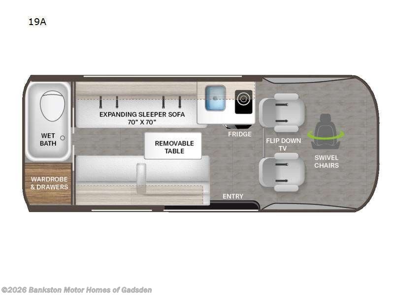2026 Thor Motor Coach Sanctuary 19A - New Class B For Sale by Bankston Motor Homes of Gadsden in Attalla, Alabama