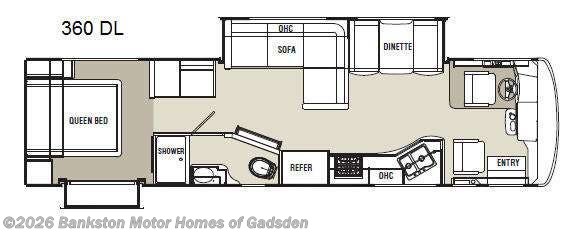 2014 Coachmen Cross Country 360 DL - Used Class A For Sale by Bankston Motor Homes of Gadsden in Attalla, Alabama features Slideout