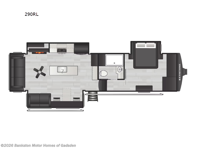2026 Keystone Montana 290RL - New Fifth Wheel For Sale by Bankston Motor Homes of Gadsden in Attalla, Alabama features Slideout