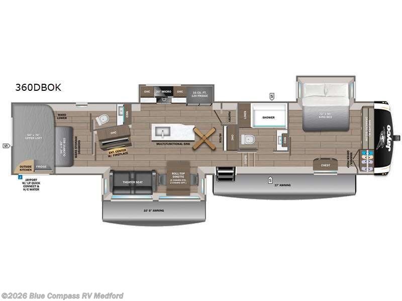 2026 Jayco Eagle 360DBOK - New Fifth Wheel For Sale by Blue Compass RV Medford in Medford, Oregon features Slideout