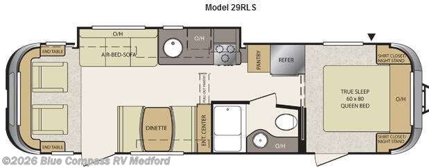 2012 Keystone Vantage 29RLS - Used Travel Trailer For Sale by Blue Compass RV Medford in Medford, Oregon features Slideout