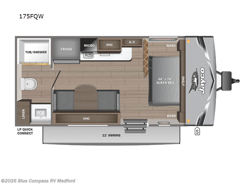 2026 Jayco Jay Flight SLX 175FQW - New Travel Trailer For Sale by Blue Compass RV Medford in Medford, Oregon
