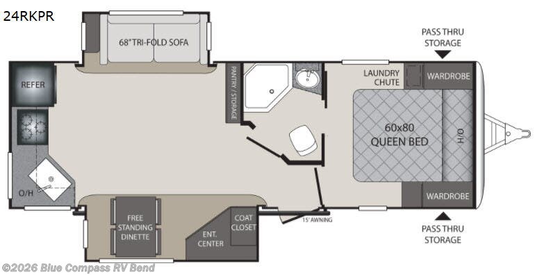 2018 Keystone Premier Ultra Lite 24RKPR - Used Travel Trailer For Sale by Blue Compass RV Bend in Bend, Oregon features Slideout